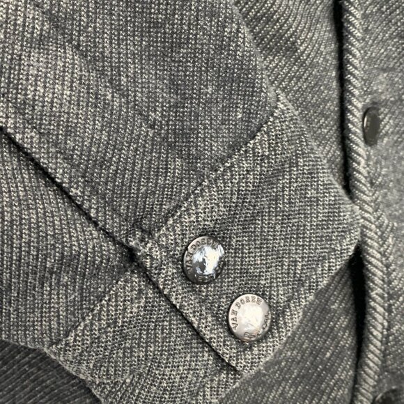 Vans Dark Grey Buttoned Hoodie - Picture 5 of 12